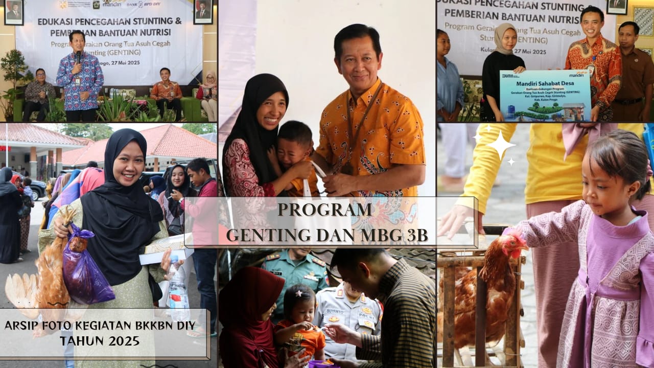 ARSIP FOTO TERKAIT GENTING DAN MBG 3B TAHUN 2025 BKKBN DIY