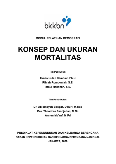 Modul 3 Konsep dan Ukuran Mortalitas